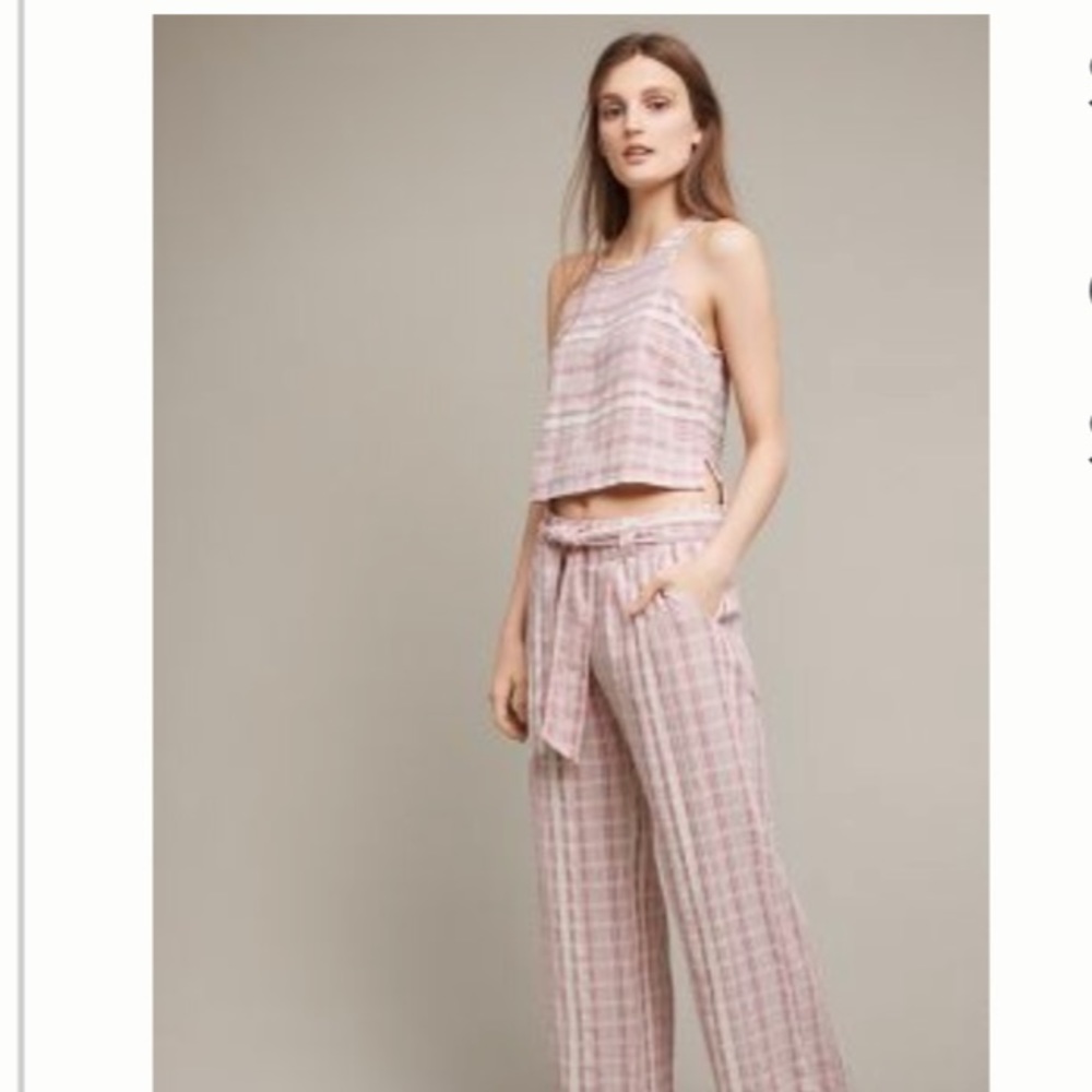 Anthropologie striped Aita top and pants
